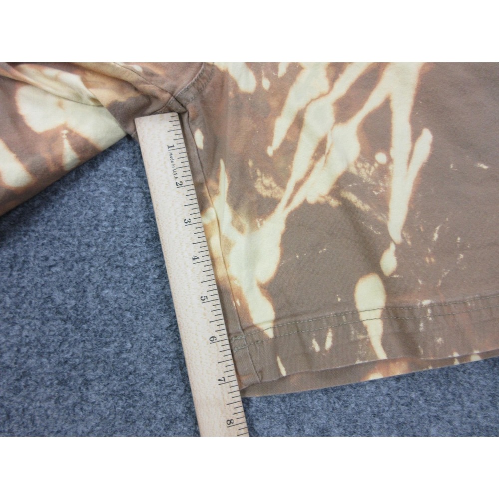 Columbia Cargo Shorts Mens 36 Brown Stretch Bleach Dyed 8 Inseam Outdoor Casual - Picture 4 of 9